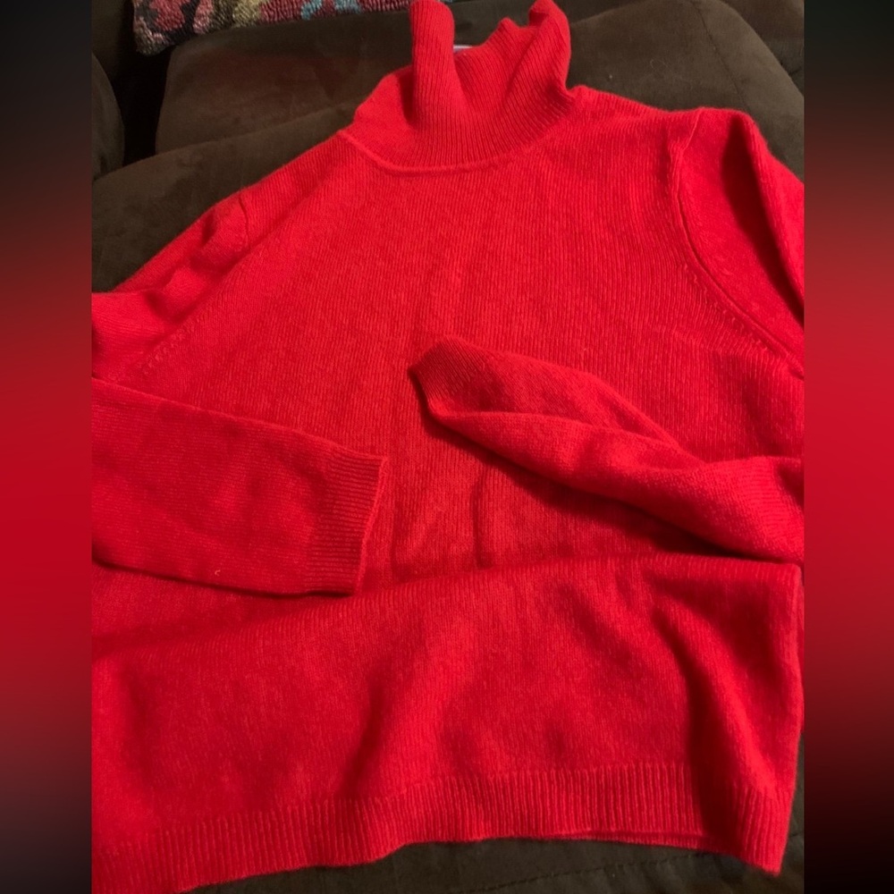 .Cashmere Turtleneck Sweater S